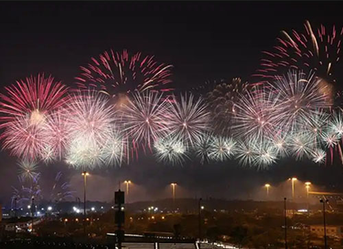 丰林县焰火晚会